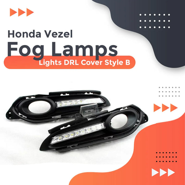 Honda Vezel Fog Lamps Lights DRL Cover Style B - Model 2013-2021