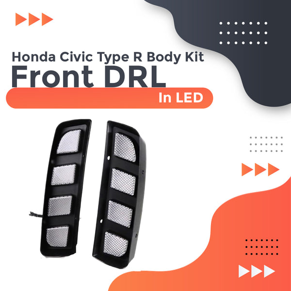 Honda Civic Type R Body Kit Front DRL In LED - Model 2016-2021