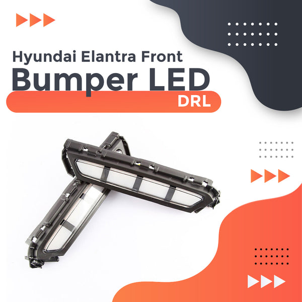 Hyundai Elantra Front Bumper LED DRL - Model 2021-2024