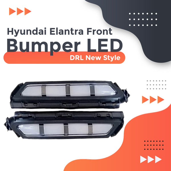 Hyundai Elantra Front Bumper LED DRL New Style - Model 2021-2024
