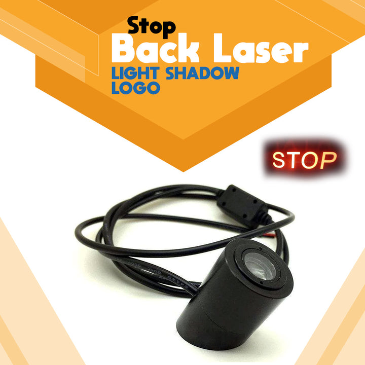 Stop Back Laser Light Shadow Logo