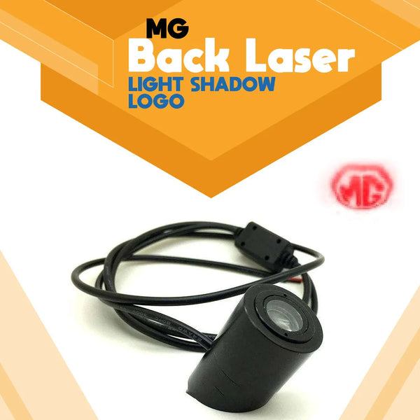 MG Back Laser Light Shadow Logo