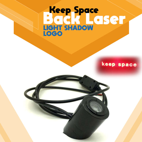 Keep Space Back Laser Light Shadow Logo