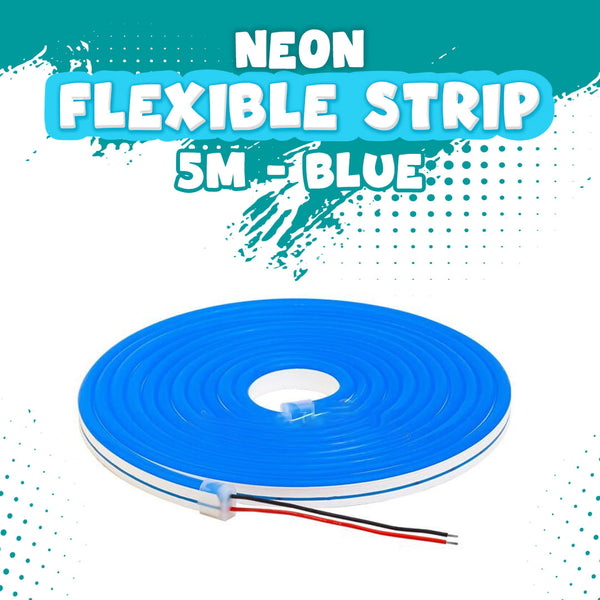 Neon Flexible Strip 5M - Blue