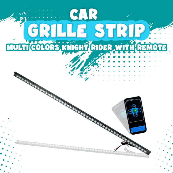 Car Grille Strip Multi Colors Knight Rider With Remote