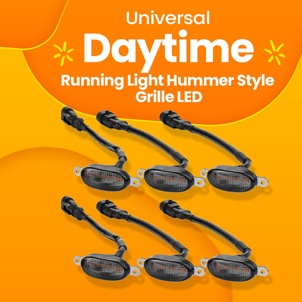 Universal Daytime Running Light Hummer Style Grille LED