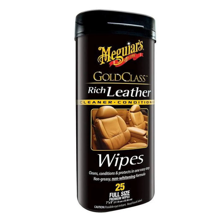 Meguiars Gold Class Rich Leather Wipes (G10900)