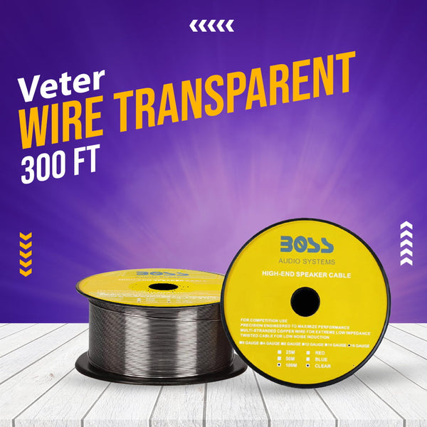 Veter Wire Transparent 300 FT