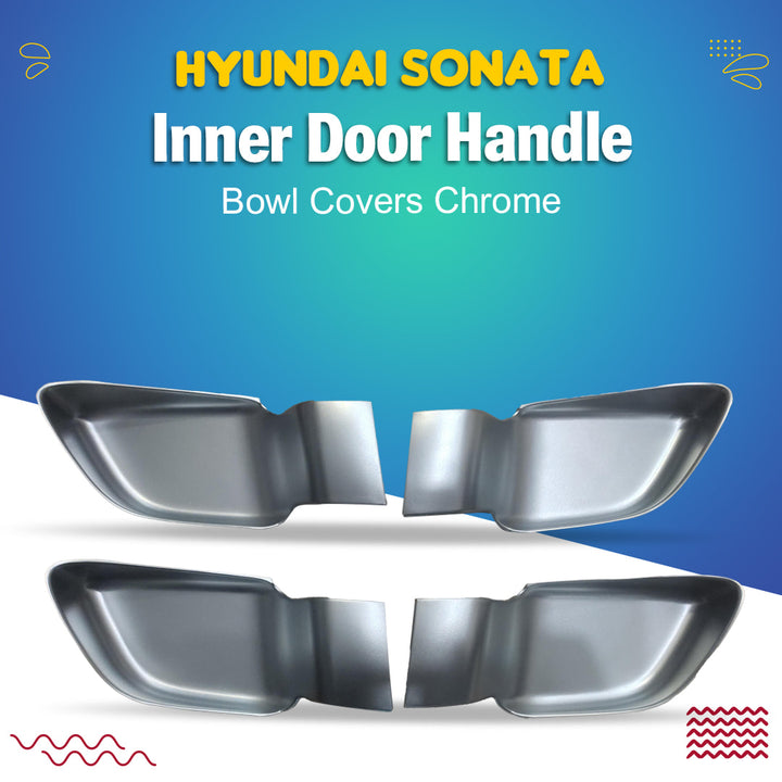 Hyundai Sonata Inner Door Handle Bowl Covers Chrome - Model 2020-2024