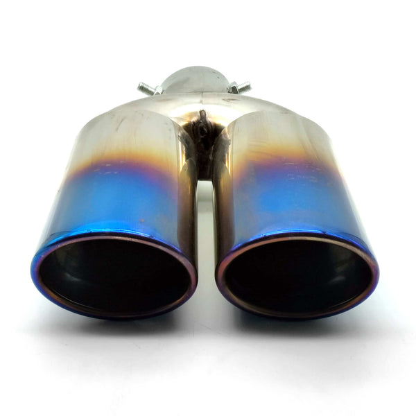 Silencer Double Pipe Burnt Tip Exhaust Silencer Muffler Tip