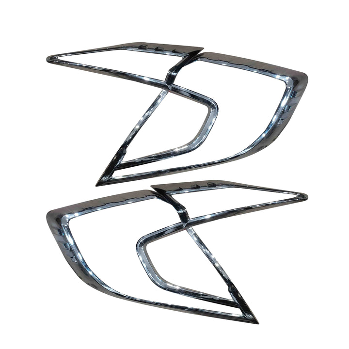 Honda Civic Back lights Chrome Cover Pair - Model 2016-2021