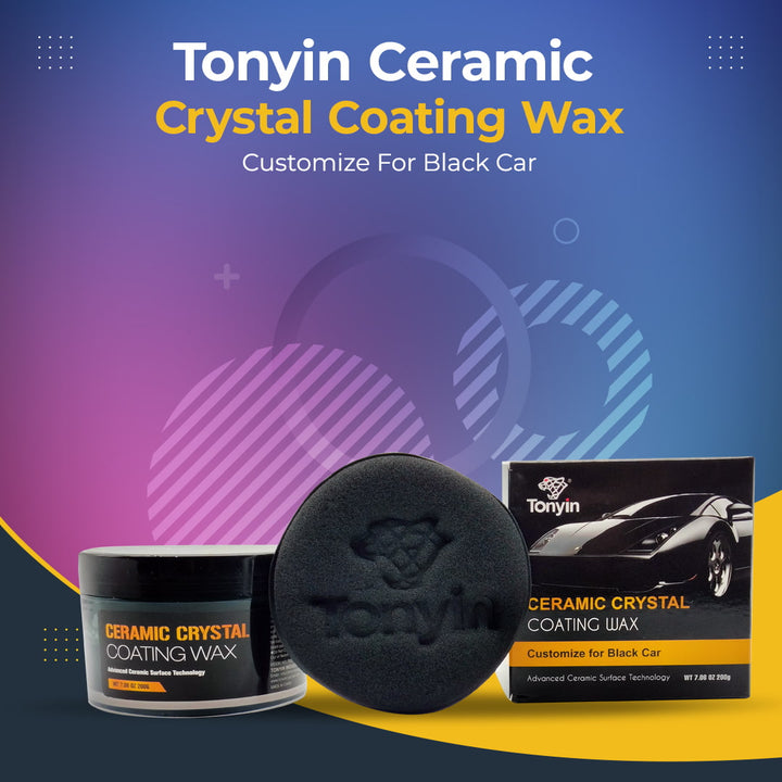 Tonyin Ceramic Crystal Coating Wax Customize For Black Car 200g (TW04E)