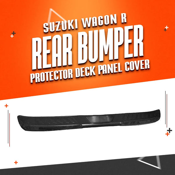 Suzuki Wagon R Rear Bumper Protector Deck Panel Cover - Model 2014-2021