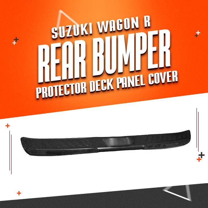 Suzuki Wagon R Rear Bumper Protector Deck Panel Cover - Model 2014-2021