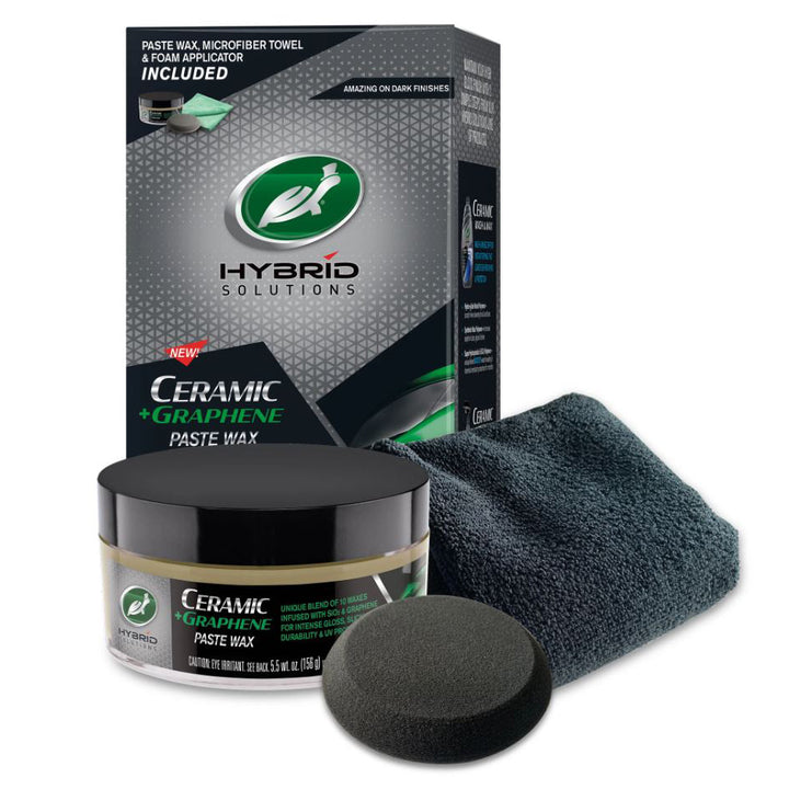 Turtle Hybrid Solutions Ceramic Graphene Paste Wax with Applicator & Microfiber Cloth (53786/17370) - 156 G