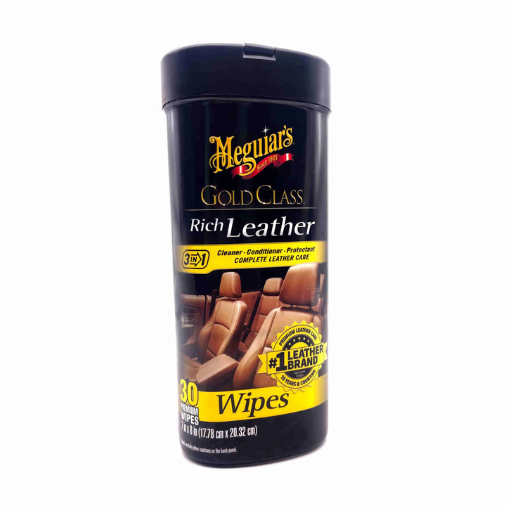 Meguiars Gold Class Rich Leather Wipes (G10900)