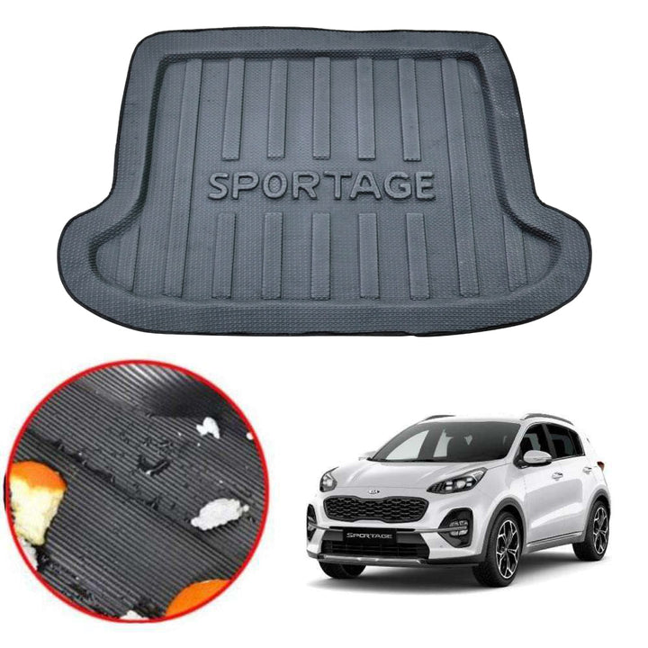 KIA Sportage Foam Trunk Mat Black Mix Design - Model 2019-2021