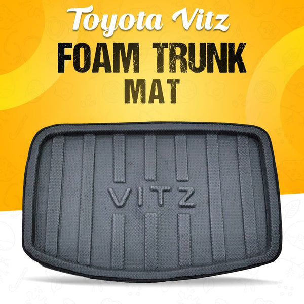 Toyota Vitz Foam Trunk Mat Mix Design - Model 2014-2019