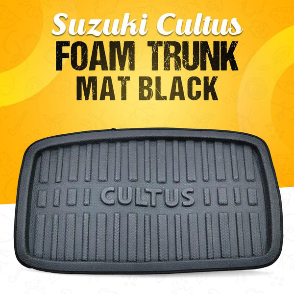 Suzuki Cultus Foam Trunk Mat New Model Mix Design - Model 2017-2021