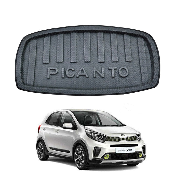 KIA Picanto Foam Trunk Mat Black - Model 2020-2024