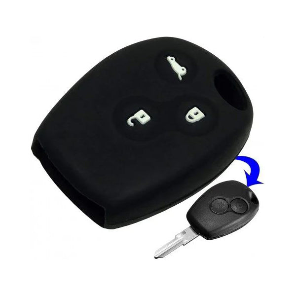 Renault PVC Silicone Protection Key Cover 3 Buttons