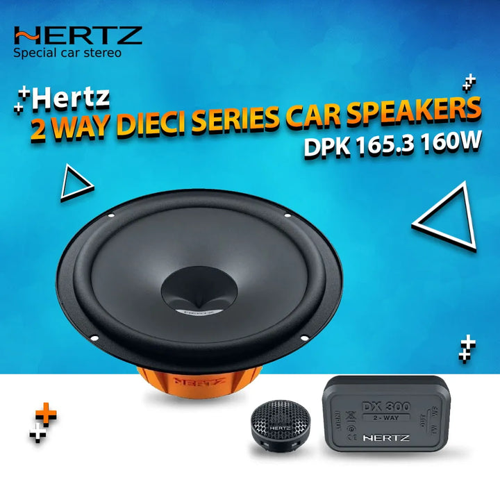 Hertz DPK 165.3 160W 2 Way Dieci Series Car Speakers