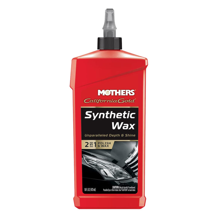 Mothers California Gold Synthetic Wax And Polish 2 in 1 (05716) - 16 OZ