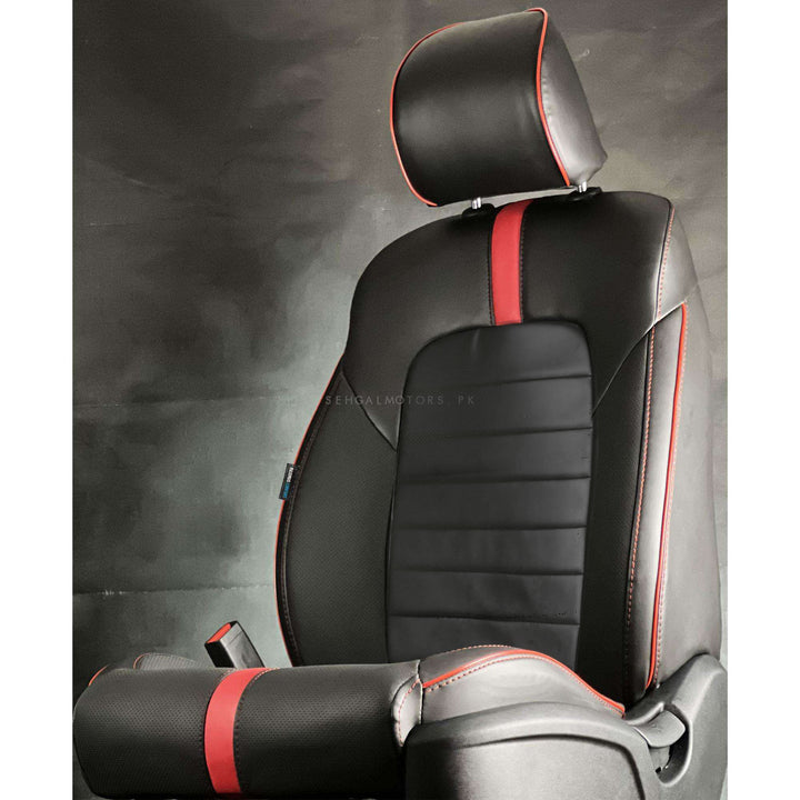 Honda Civic Type R Black Red Seat Covers - Model 2022-2024