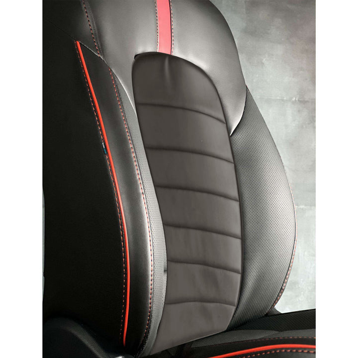 Honda Civic Type R Black Red Seat Covers - Model 2022-2024