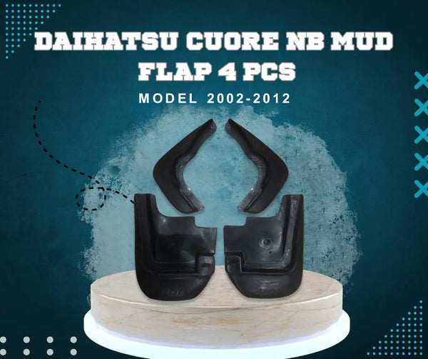 Daihatsu Cuore NB Mud Flap 4 Pcs - Model 2002-2012