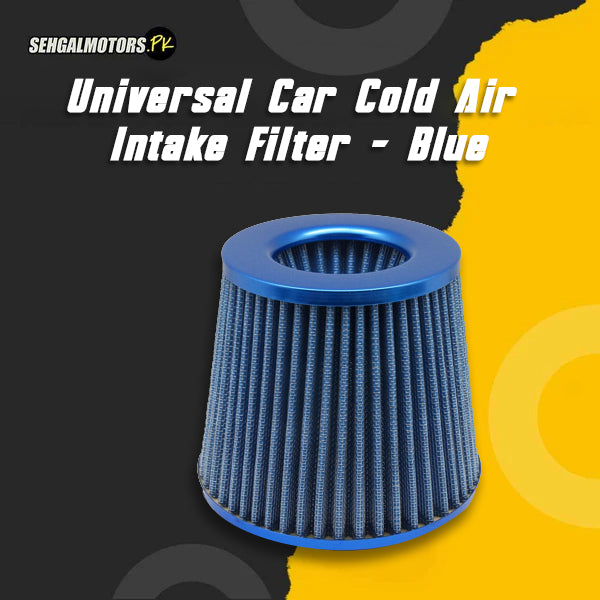 Universal Car Cold Air Intake Filter - Blue