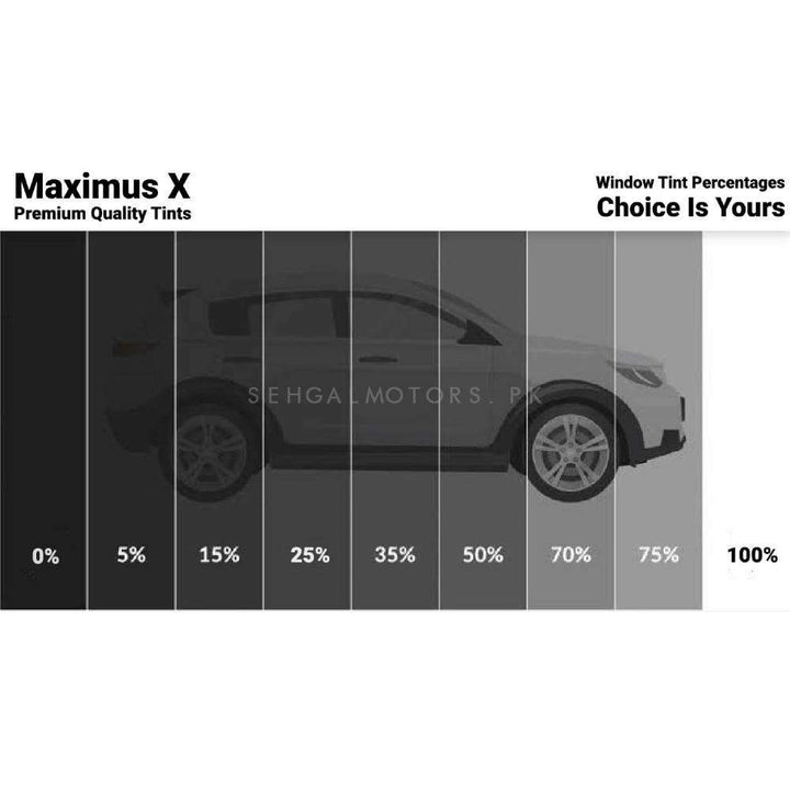 Maximus Rear / Front Tint Film 100% Darkness (1 Screen)