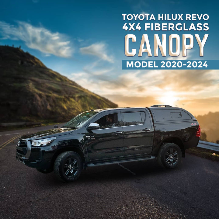 Toyota Hilux Revo/Rocco 4X4 Fiberglass Canopy - Double Cabin