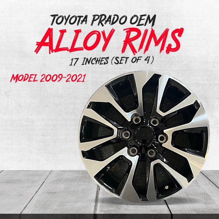 Toyota Prado OEM Alloy Rim 17 Inches (Set of 4) New Style - Model 2009-2021