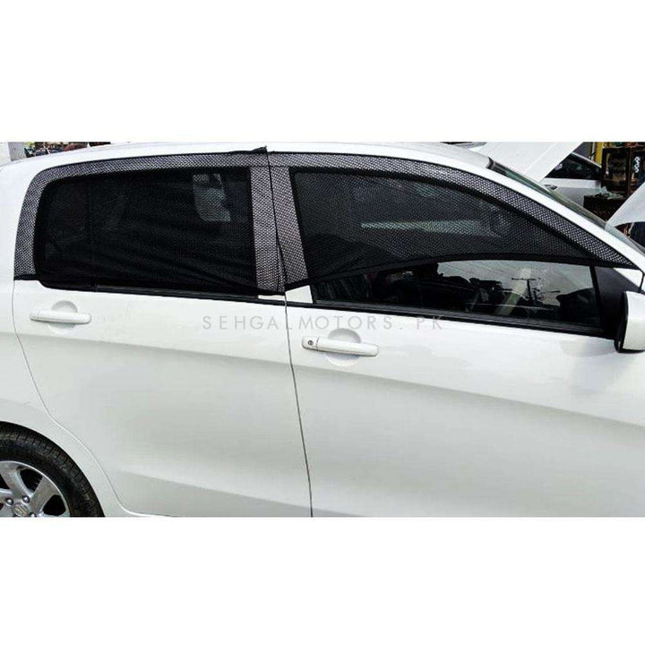 Car UV Protection Flexible Side Sunshade Curtains For Mehran | Alto | Coure - 4 Pcs