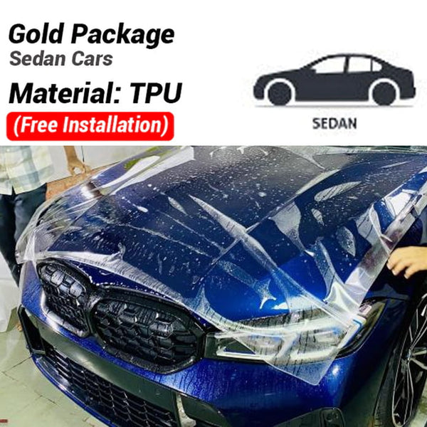 Gold Package PPF For Sedan - Type TPU - 45 RF