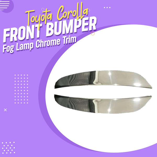 Toyota Corolla Front Bumper Fog Lamp Chrome Trim MA1104 - Model 2017-2021