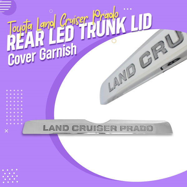 Toyota Land Cruiser Prado Rear LED Trunk Lid Cover Garnish