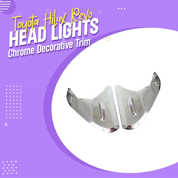 Toyota Hilux Revo/Rocco Head Lights Chrome Decorative Trim