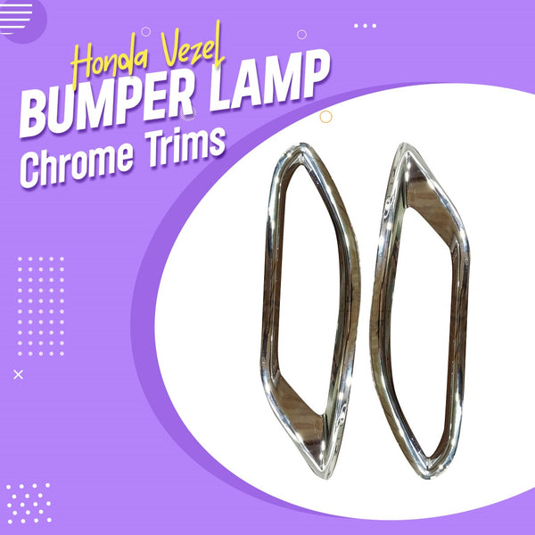 Honda Vezel Bumper Lamp Chrome Trims - Model 2013-2021