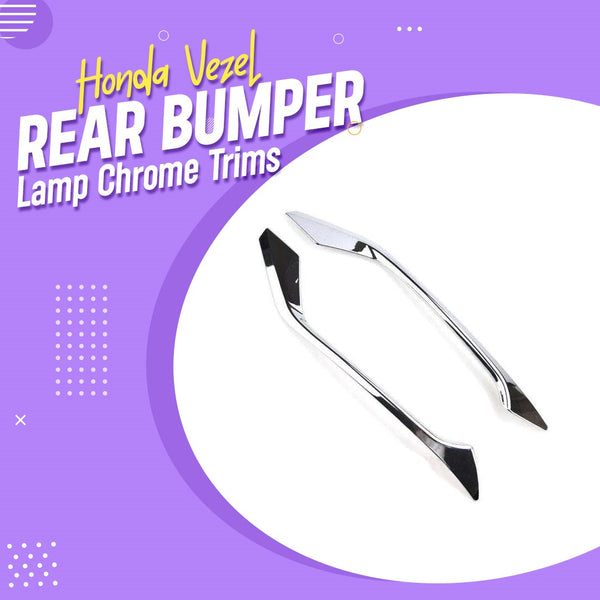 Honda Vezel Rear Bumper Lamp Chrome Trims