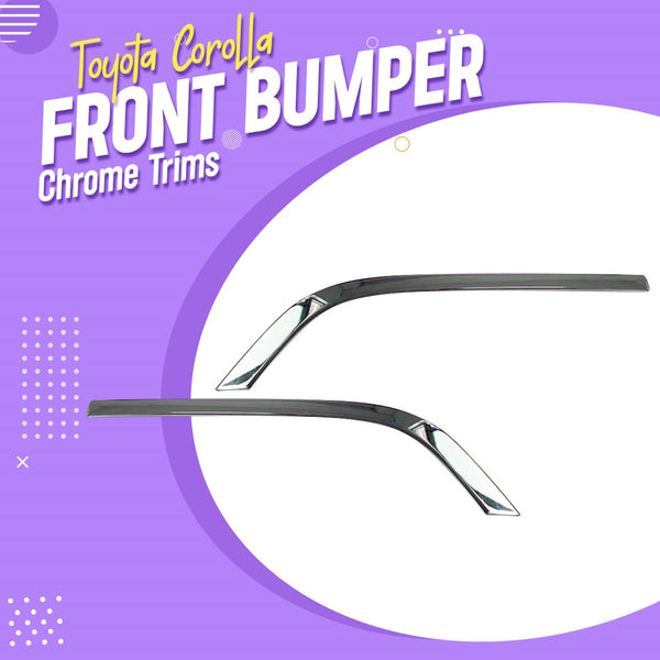 Toyota Corolla Front Bumper Chrome Trims MA001110- Model 2017-2021