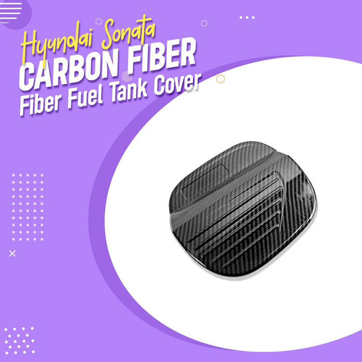 Hyundai Sonata Carbon Fiber Fuel Tank Cover - Model 2021-2022