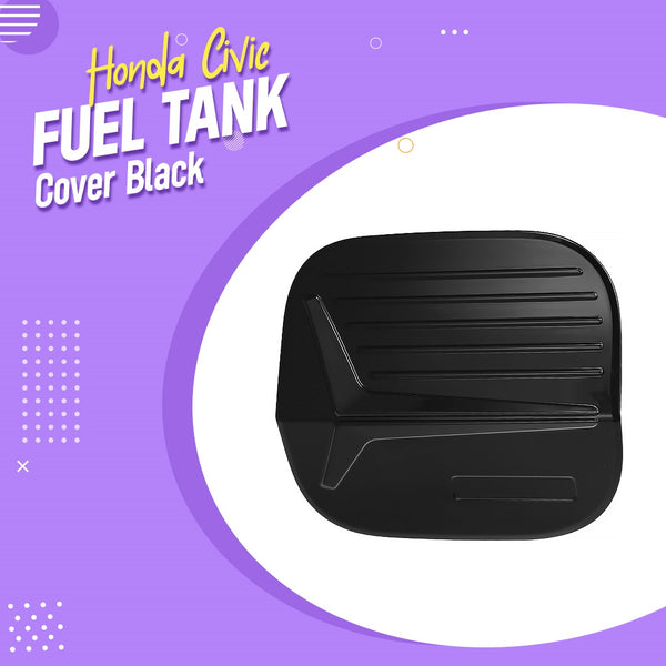 Honda Civic Fuel Tank Cover Black - Model 2022-2024