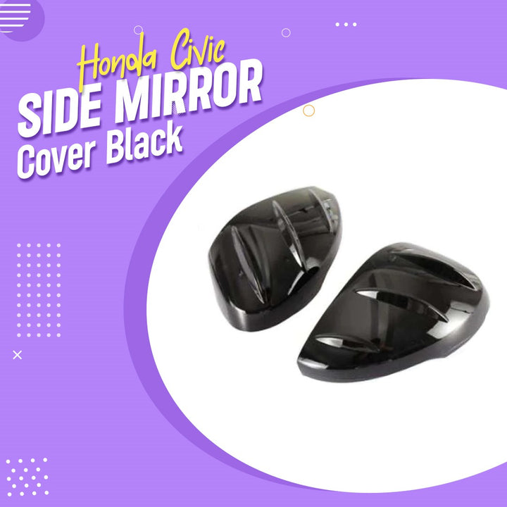Honda Civic Side Mirror Cover Black - Model 2022-2024