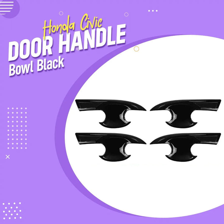 Honda Civic Door Handle Bowl Black - Model 2022-2024