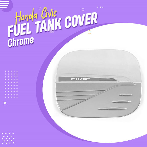 Honda Civic Fuel Tank Cover Chrome - Model 2022-2024