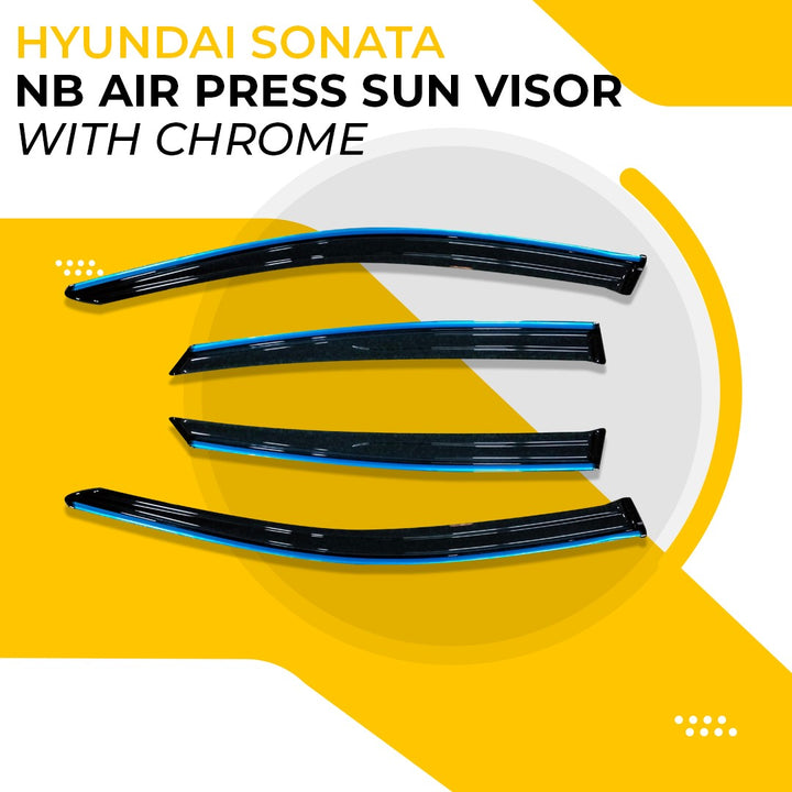 Hyundai Sonata NB Air Press Sun Visor With Chrome - Model 2021-2024