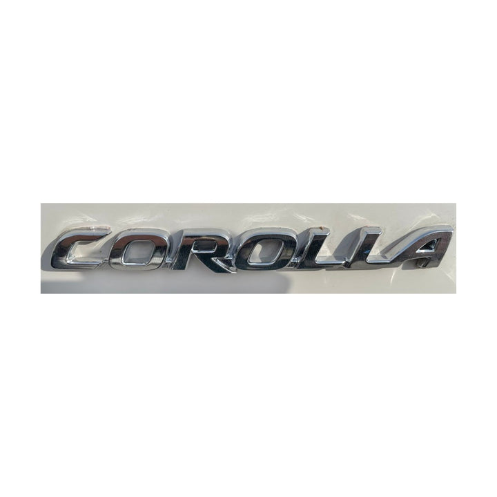 3D Metal Corolla Logo Chrome