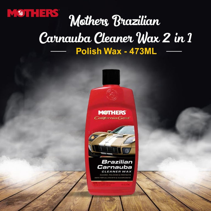 Mothers Brazilian Carnauba Cleaner Wax 2 in 1 Polish Wax (05701) - 473ML